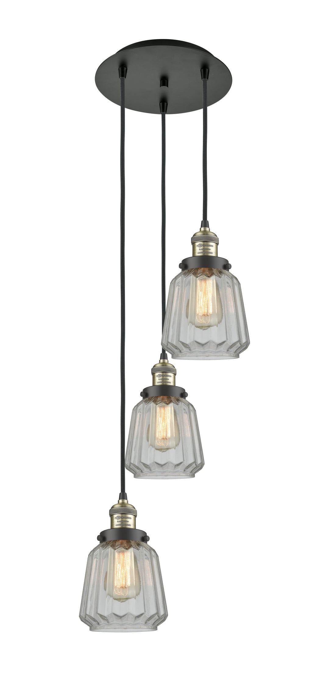 Innovations Lighting Chatham 6" Multi Pendant - Black Antique Brass