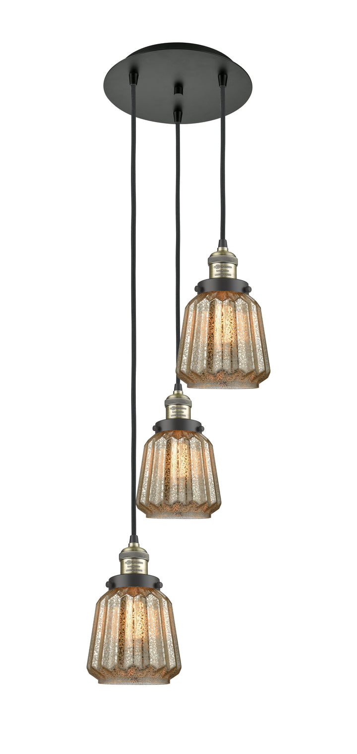 Innovations Lighting Chatham 6" Multi Pendant - Black Antique Brass