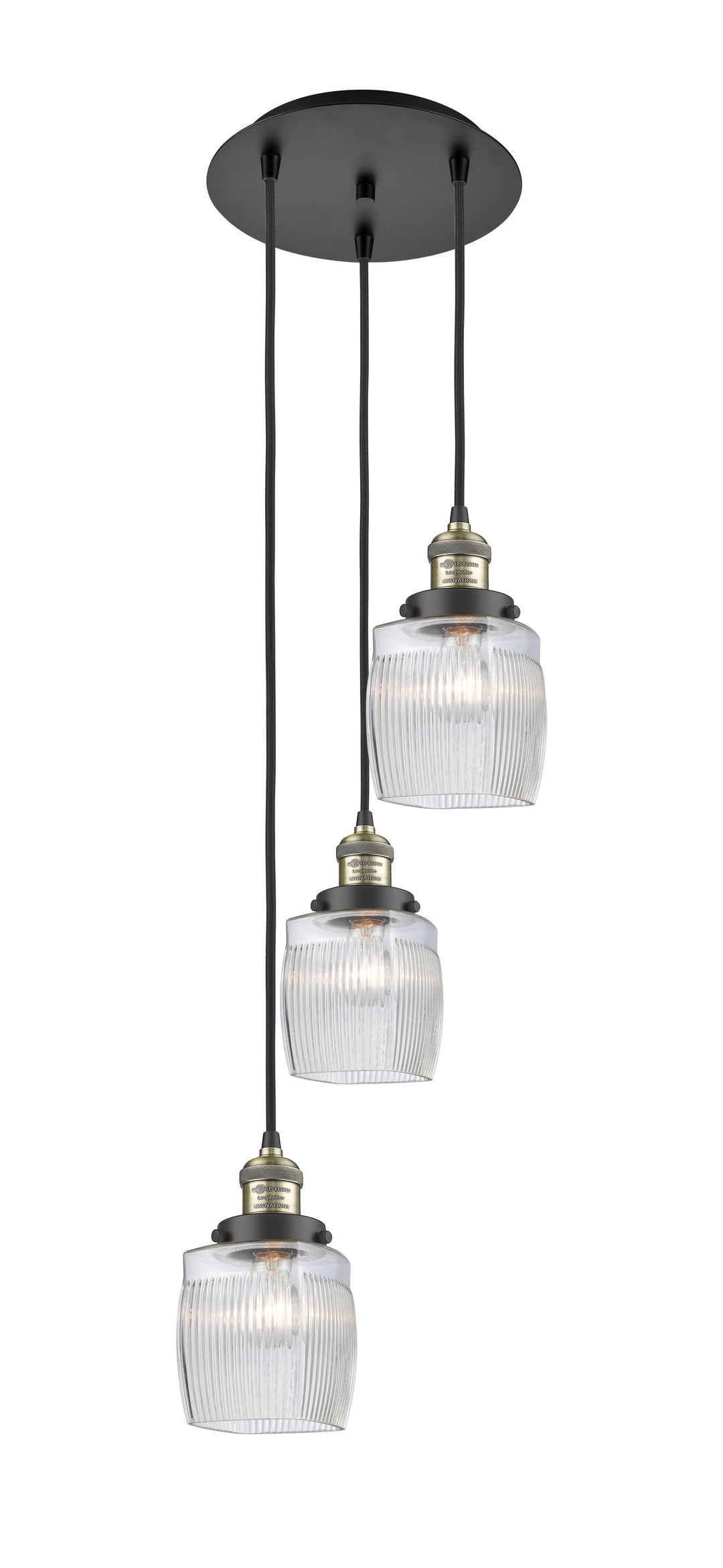 Innovations Lighting Colton 5.5" Multi Pendant - Black Antique Brass