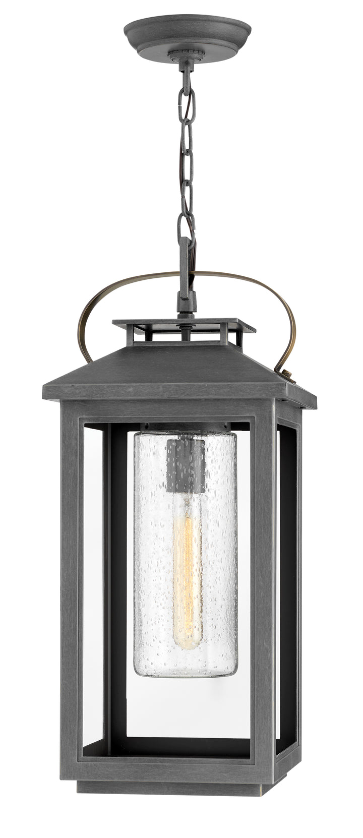 Hinkley Atwater Outdoor Hanging Light Large Hanging Lantern Ash Bronze 1162AH-LV
