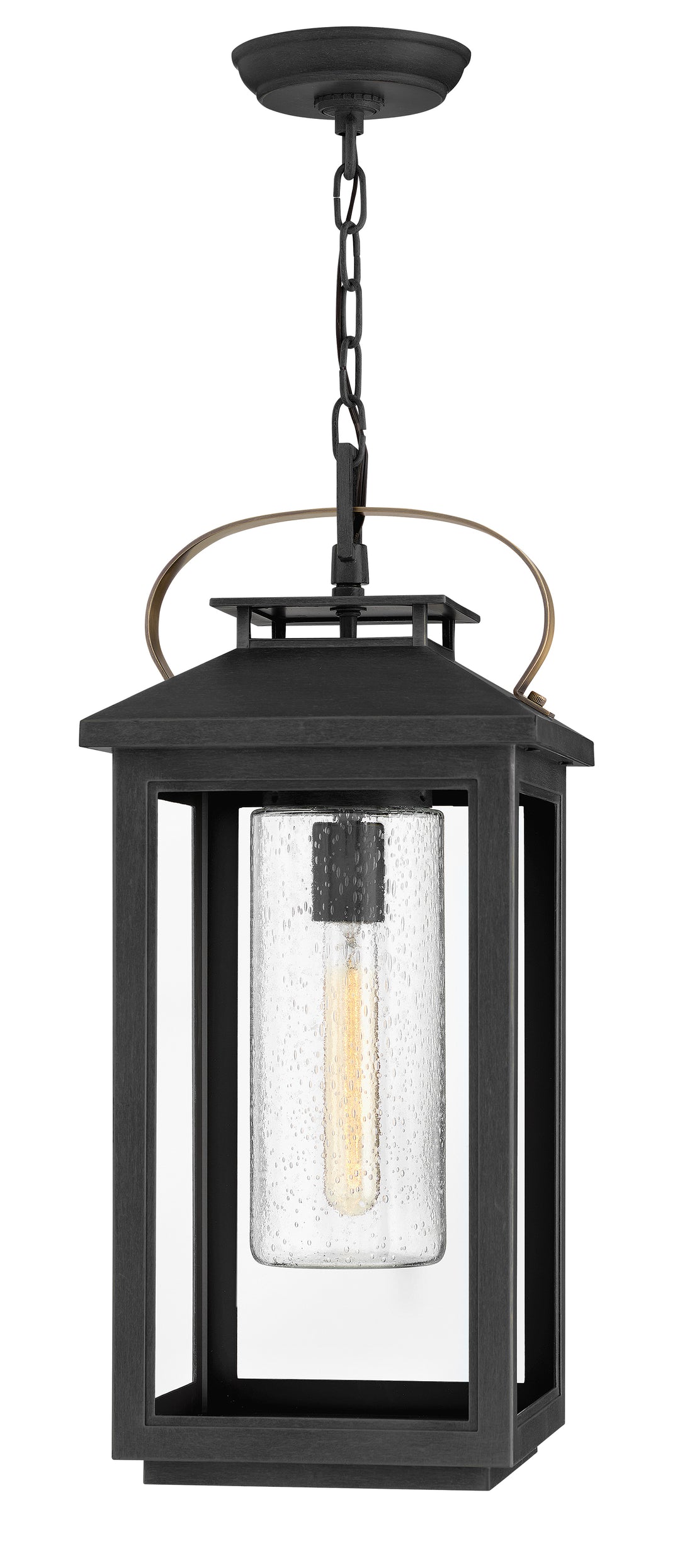 Hinkley Atwater Outdoor Hanging Light Large Hanging Lantern Black 1162BK-LL