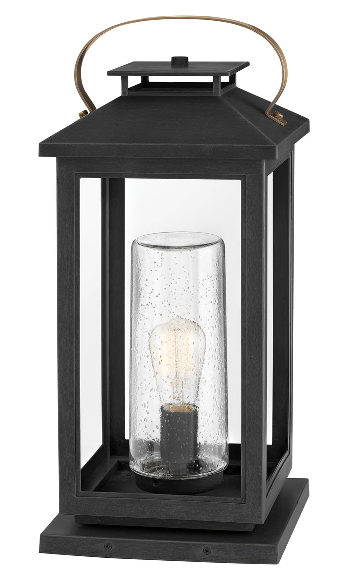 Hinkley Atwater Outdoor Pier Mount Lantern Large Pier Mount Lantern Black 1167BK-LL