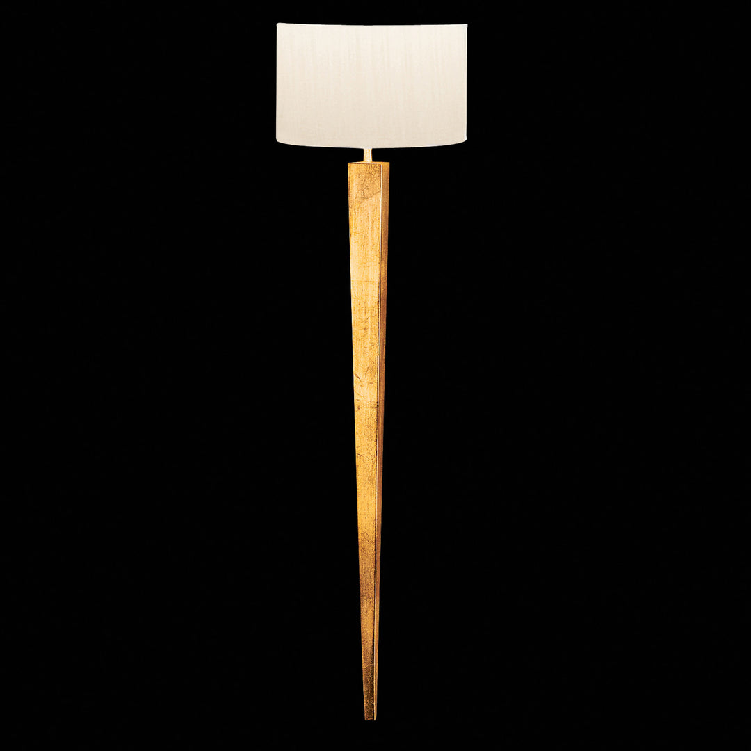 Fine Art Handcrafted Lighting Allegretto 32"H Sconce in Gold Leaf with Brown Highlights (715150ST)