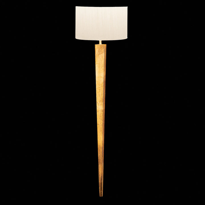 Fine Art Handcrafted Lighting Allegretto 32"H Sconce in Gold Leaf with Brown Highlights (715150ST)