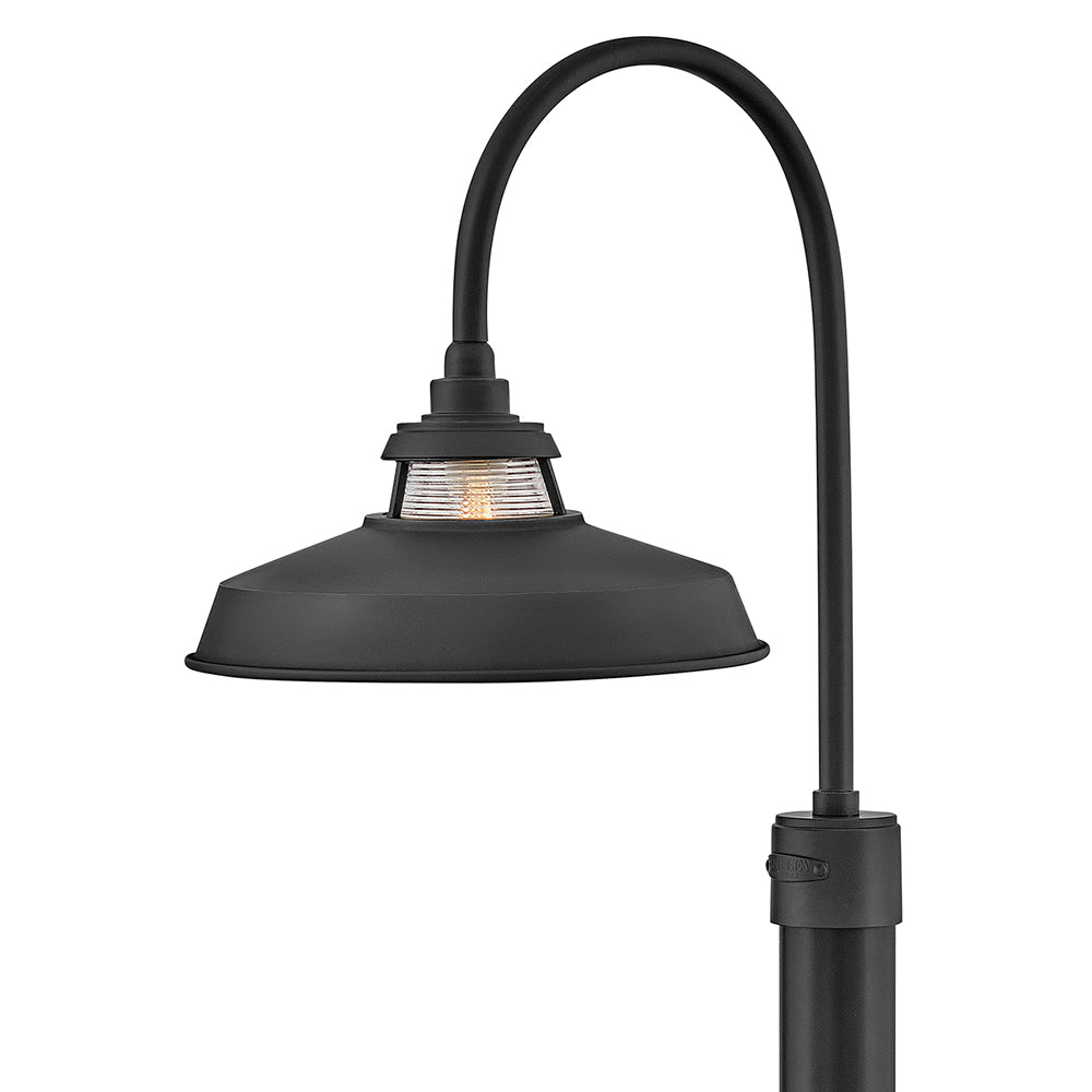 Hinkley Troyer Outdoor Post Mount Lantern Medium Post Mount Lantern Black 1191BK