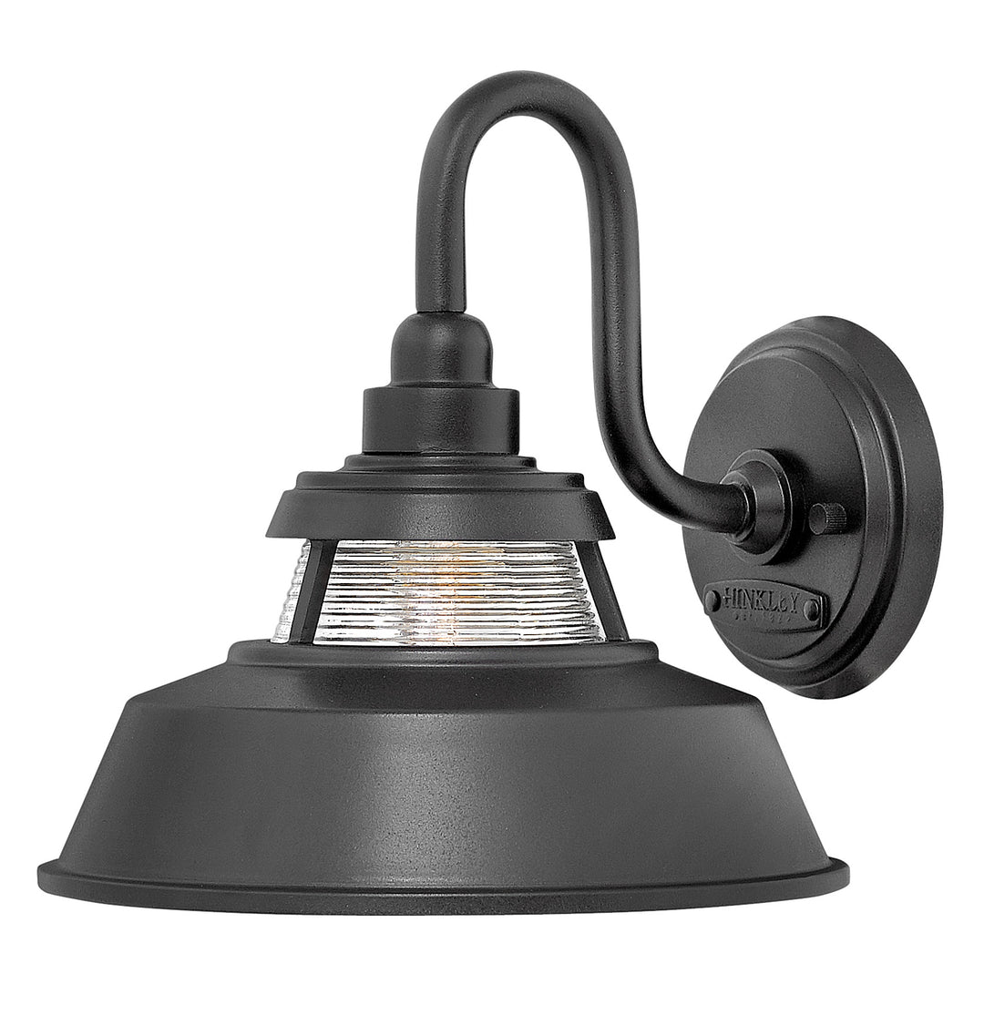 Hinkley Troyer Outdoor Wall Light Medium Wall Mount Barn Light Black 1194BK