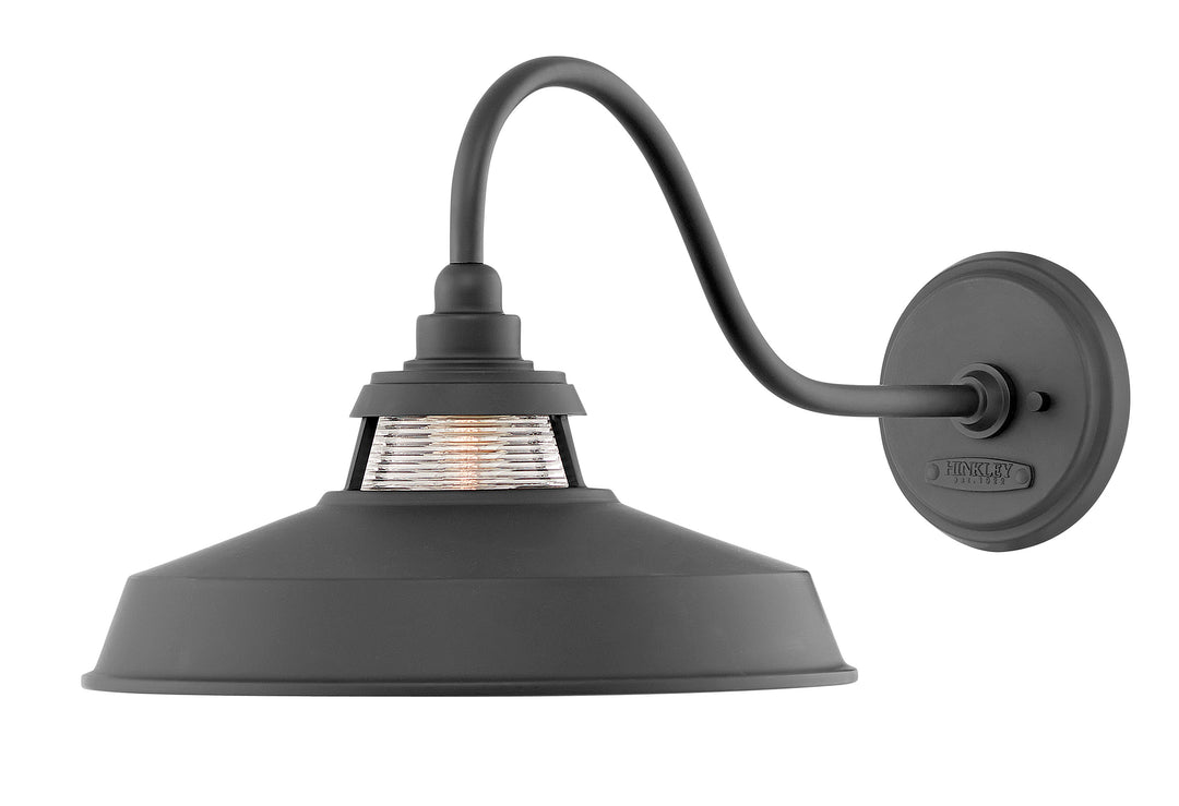 Hinkley Troyer Outdoor Wall Light Large Wall Mount Barn Light Black 1195BK