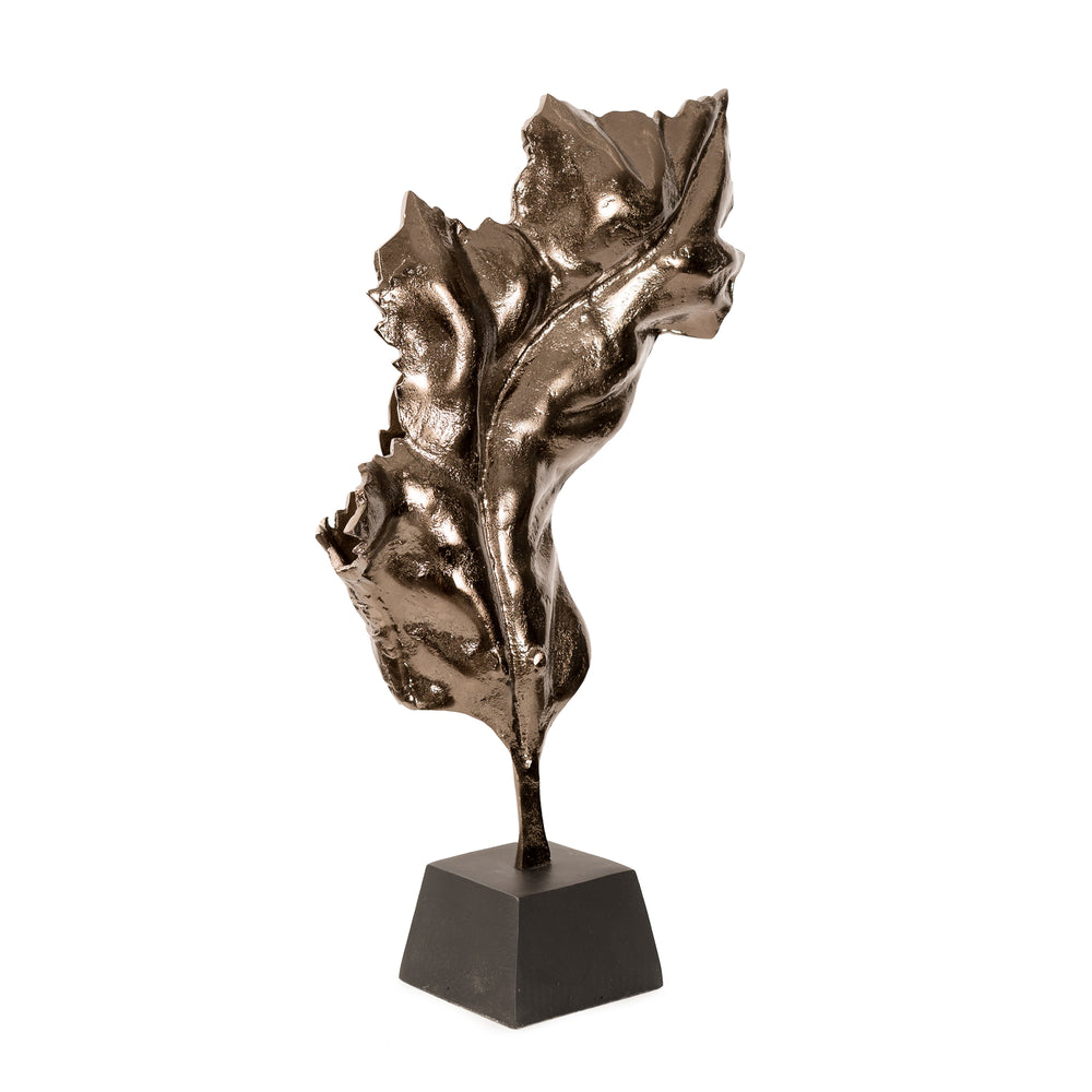 Howard Elliott Whispering Leaf Sculpture