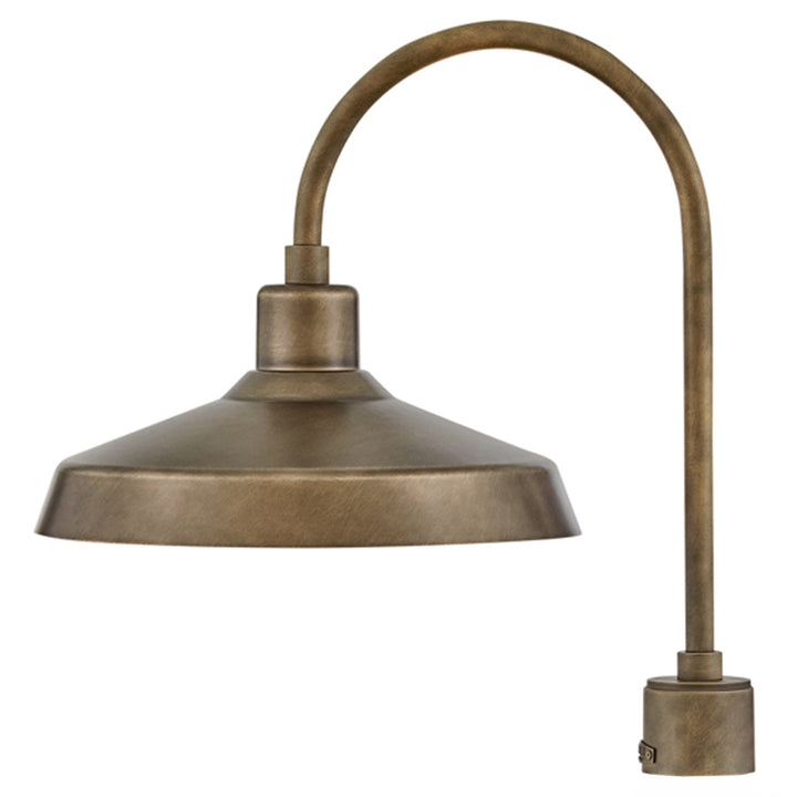 Hinkley Forge Outdoor Post Mount Lantern Large Post Mount Lantern Burnished Bronze 12071BU