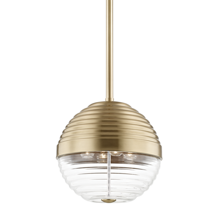 Hudson Valley Lighting Easton Pendant Pendants Hudson Valley Lighting Aged Brass  