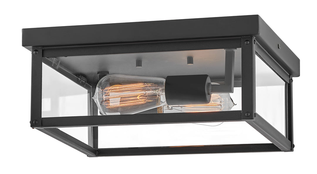 Hinkley Beckham Outdoor Flush Mount Small Flush Mount Black 12193BK