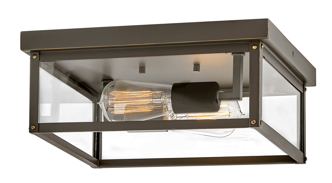 Hinkley Beckham Outdoor Flush Mount Small Flush Mount Oil Rubbed Bronze 12193OZ