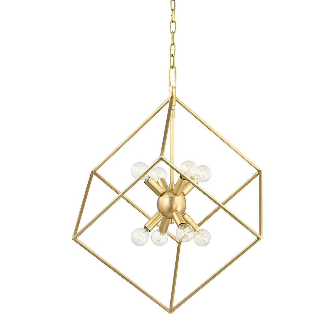 Hudson Valley Lighting Roundout Pendant Pendants Hudson Valley Lighting Aged Brass  