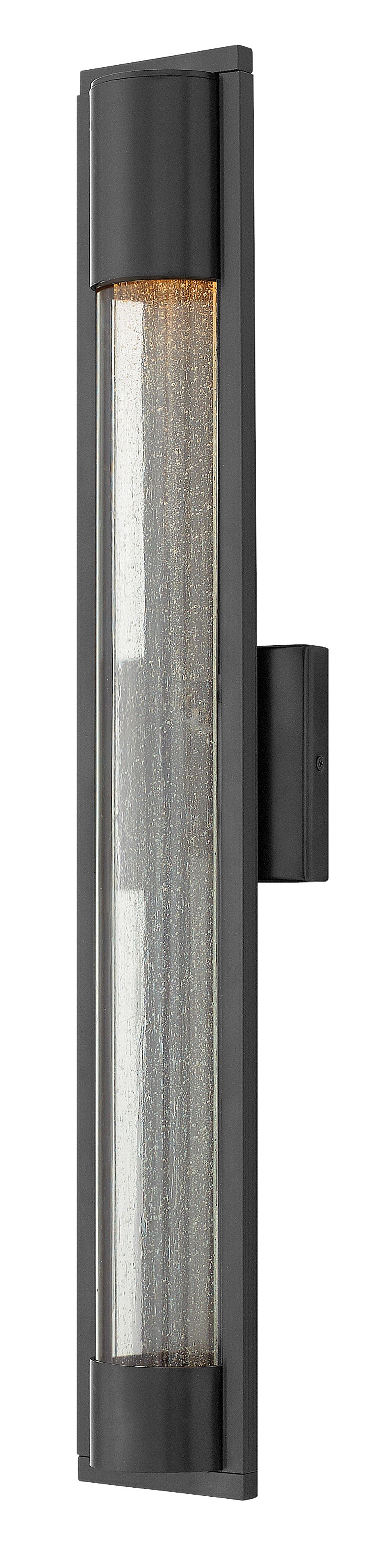 Hinkley Mist Outdoor Wall Light Extra Large Wall Sconce Satin Black 1225SK