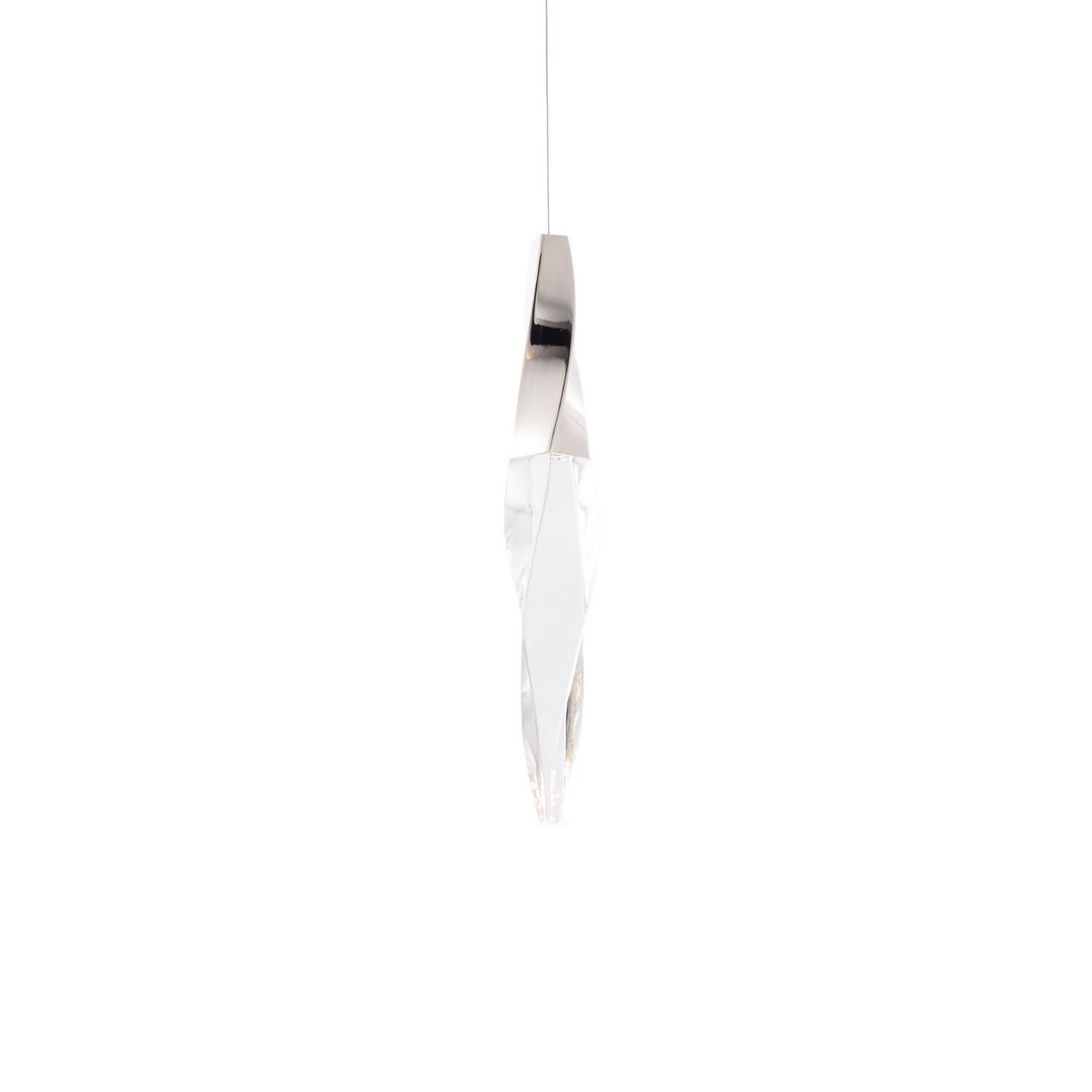 Schonbek Beyond  Kindjal 1 Light Mini Pendant Mini-Pendants Schonbek Beyond Polished Nickel OPTIC CRYSTAL 