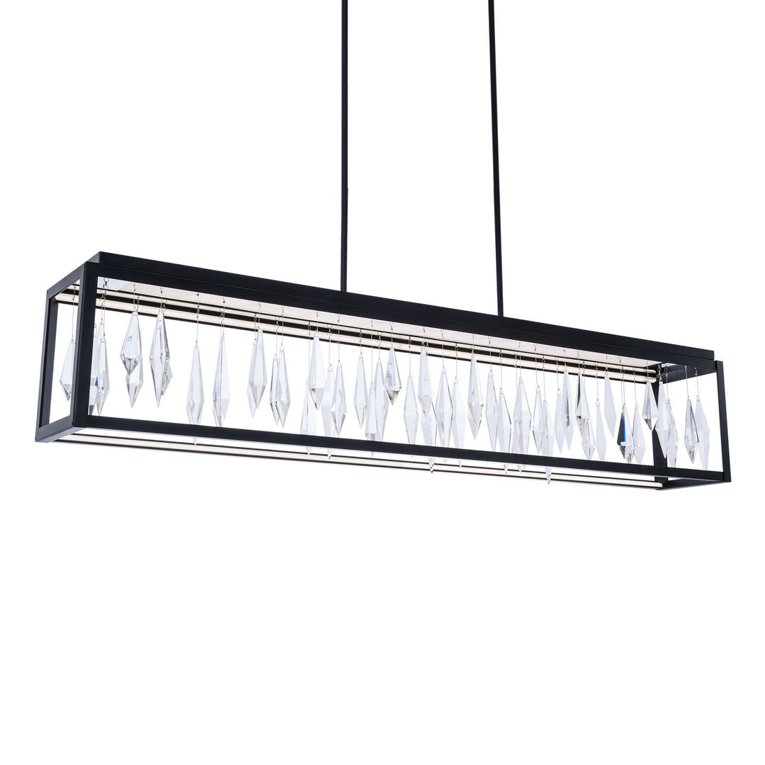 Schonbek Beyond  Mirage 54in Linear Pendant Pendants Schonbek Beyond Black OPTIC CRYSTAL 