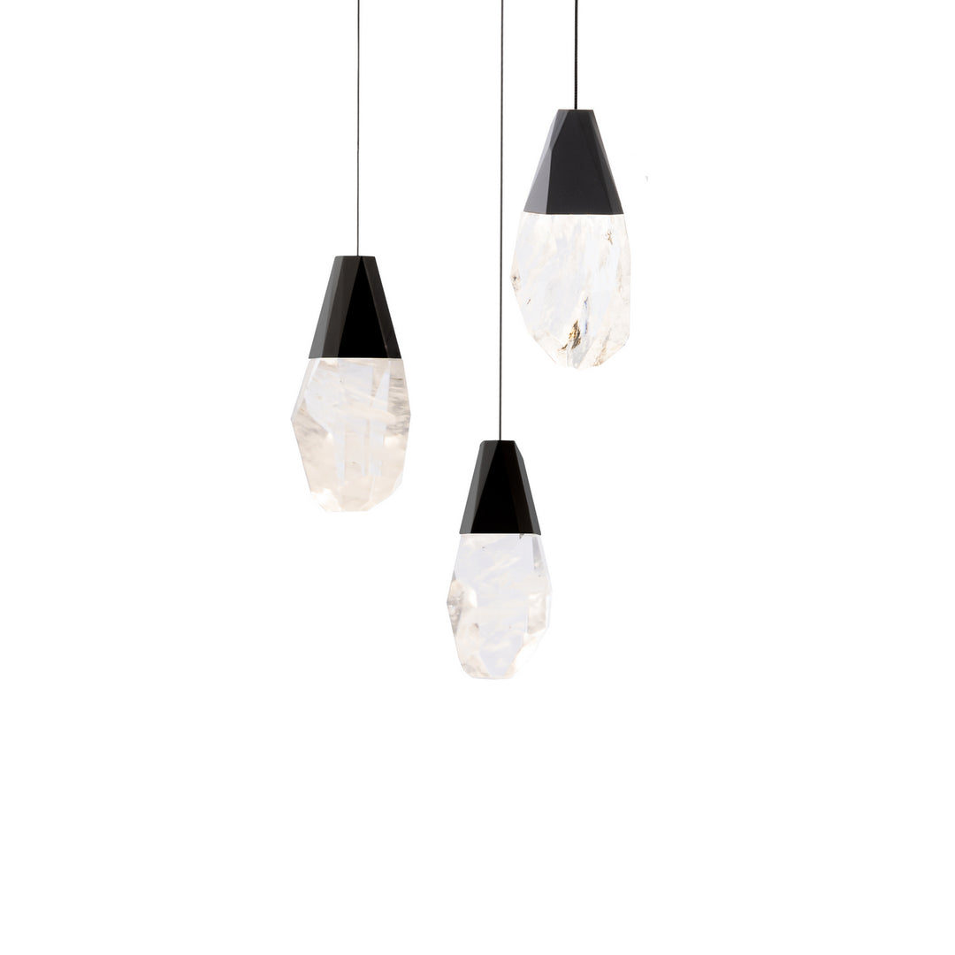 Schonbek Beyond  Martini 23 Light Multi-Light Pendant Pendants Schonbek Beyond Black OPTIC HAZE 