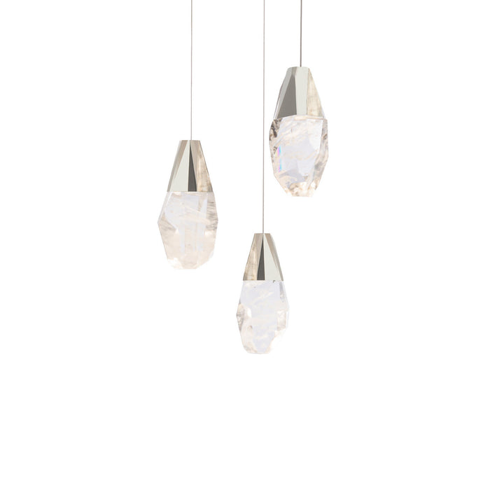 Schonbek Beyond  Martini 23 Light Multi-Light Pendant Pendants Schonbek Beyond Polished Nickel OPTIC HAZE 