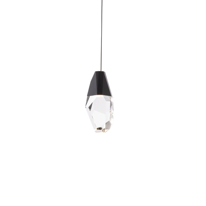 Schonbek Beyond  Martini 1 Light Mini Pendant Mini-Pendants Schonbek Beyond Black OPTIC CRYSTAL 