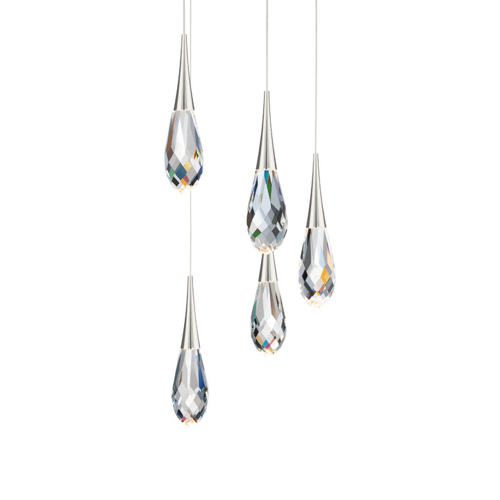 Schonbek Beyond  Hibiscus 25 Light Multi-Light Pendant Pendants Schonbek Beyond Polished Nickel OPTIC CRYSTAL 