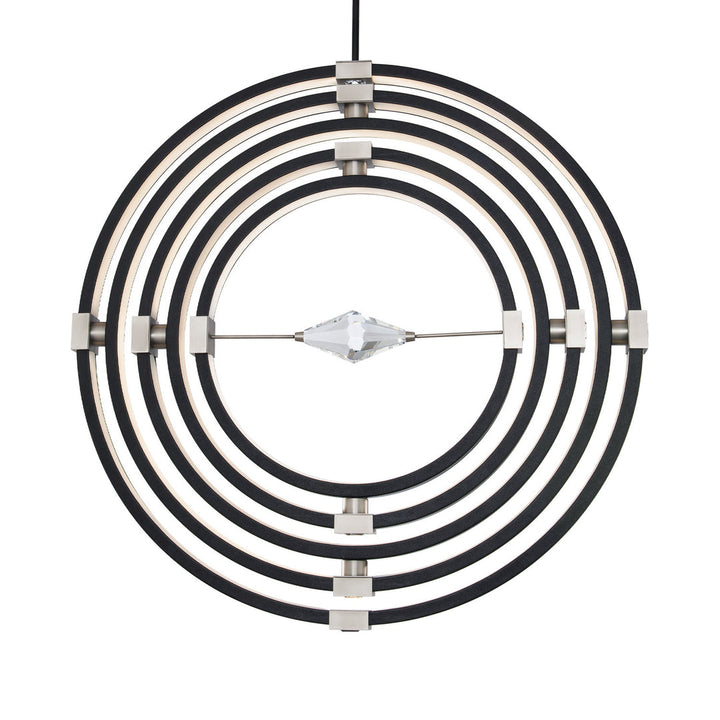 Schonbek Beyond  Atomic 36in Pendant Pendants Schonbek Beyond Brushed Nickel OPTIC CRYSTAL 