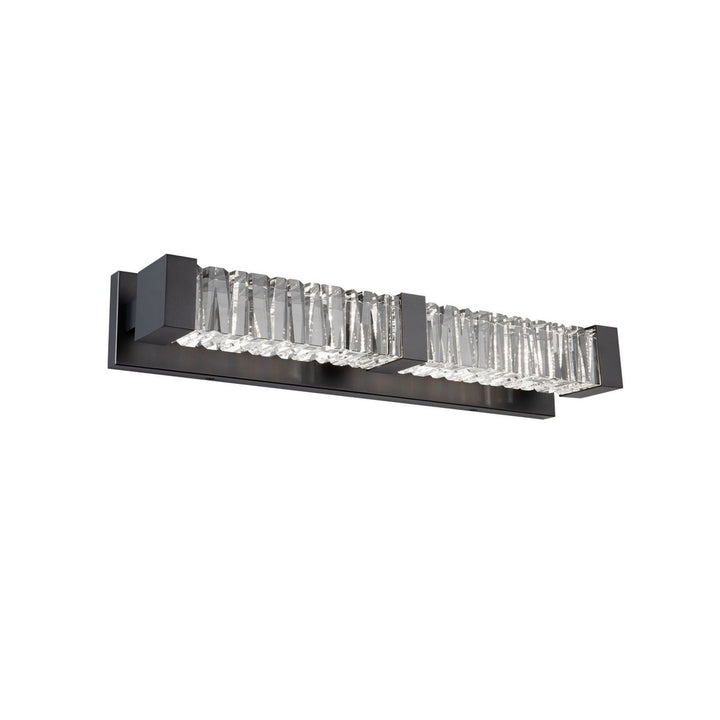 Schonbek Beyond Guild 26in Bath Vanity & Wall Light Vanity Lights Schonbek Beyond Black OPTIC CRYSTAL