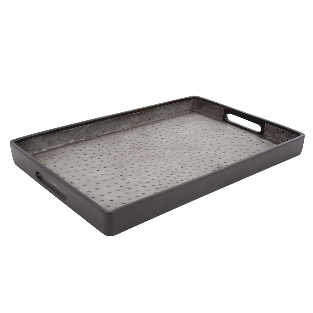 Howard Elliott Collection Faux Ostrich Skin Tray