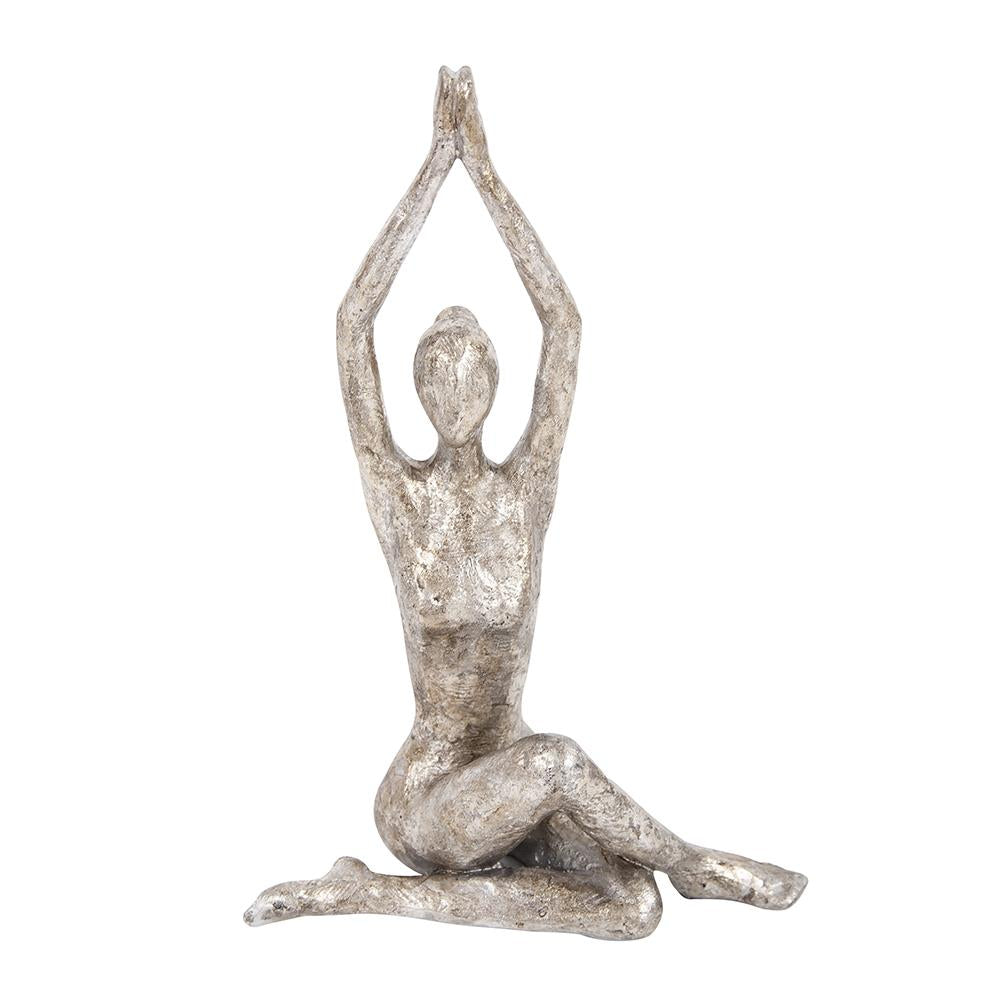 Howard Elliott Collection Seated Twist Yoga Pose Statue