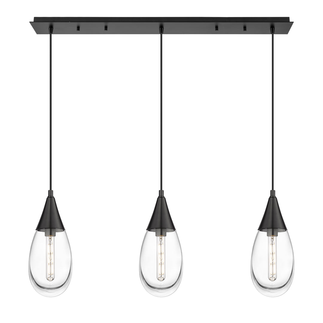 Innovations Lighting Malone 6" Linear Pendant - Matte Black Pendants Innovations Lighting   