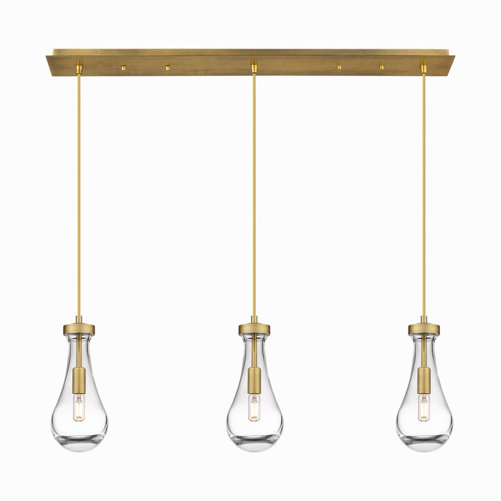 Innovations Lighting Owego 5" Linear Pendant - Brushed Brass