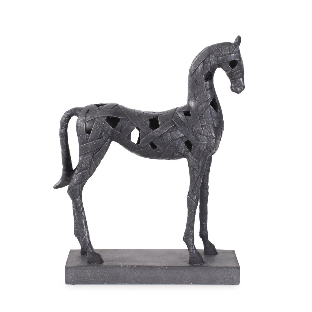 Howard Elliott Collection Black STallion in Polyresin