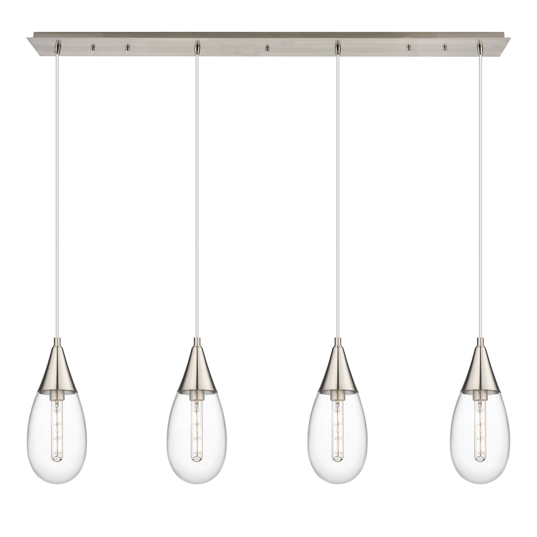 Innovations Lighting Malone 6" Linear Pendant - Brushed Satin Nickel Pendants Innovations Lighting   