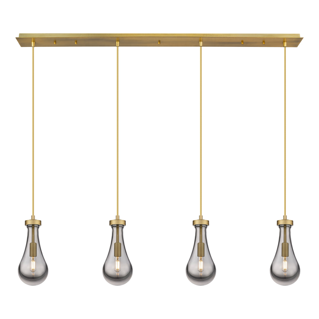 Innovations Lighting Owego 5" Linear Pendant - Brushed Brass Pendants Innovations Lighting   