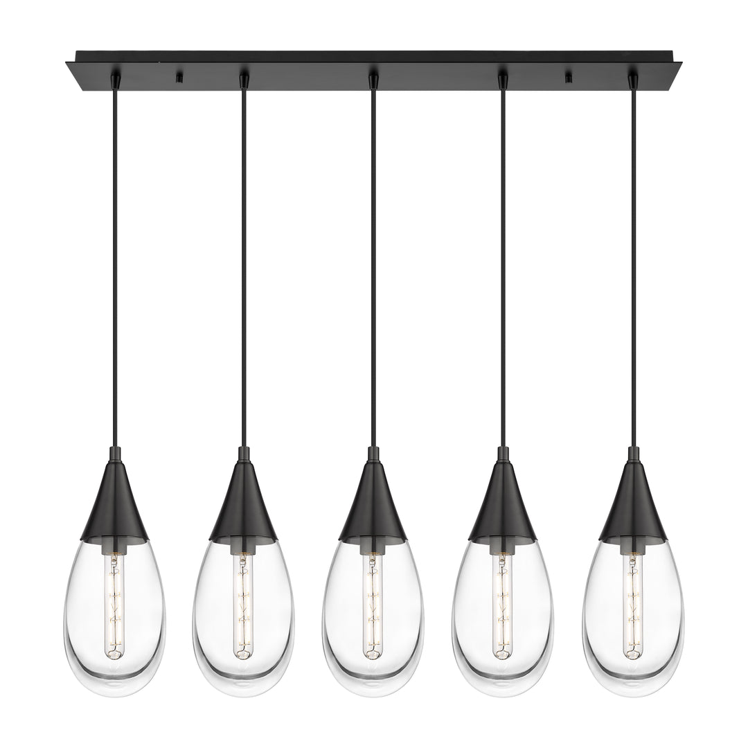 Innovations Lighting Malone 6" Linear Pendant - Matte Black Pendants Innovations Lighting   