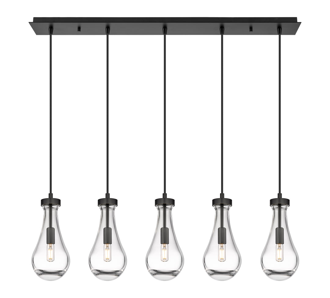 Innovations Lighting Owego 5" Linear Pendant - Matte Black Pendants Innovations Lighting   