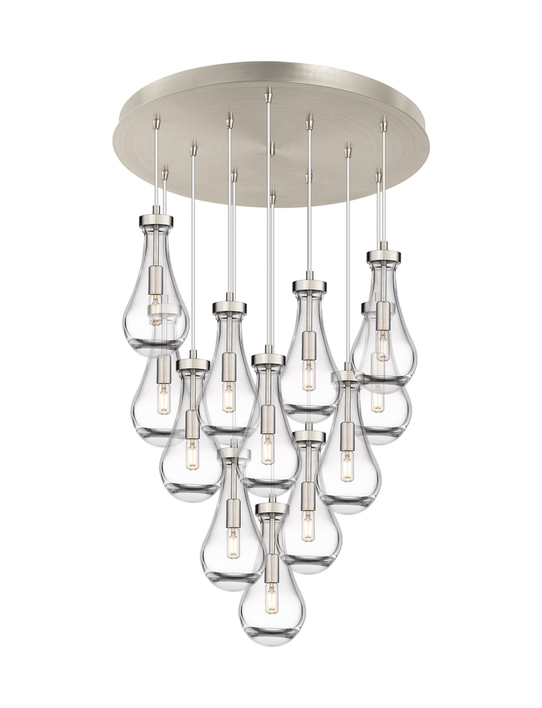 Innovations Lighting Owego 5" Multi Pendant - Brushed Satin Nickel Pendants Innovations Lighting   