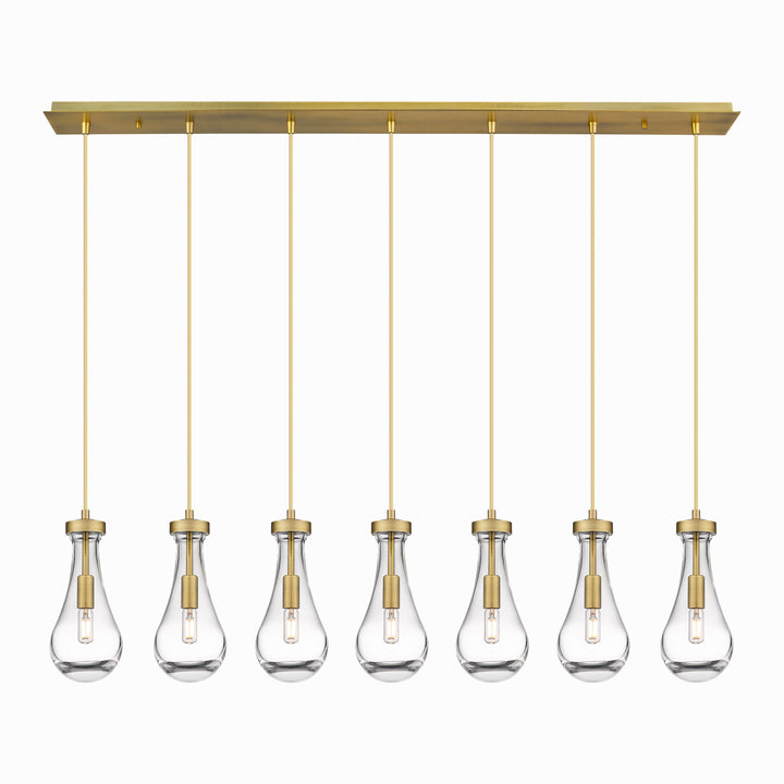 Innovations Lighting Owego 5" Linear Pendant - Brushed Brass