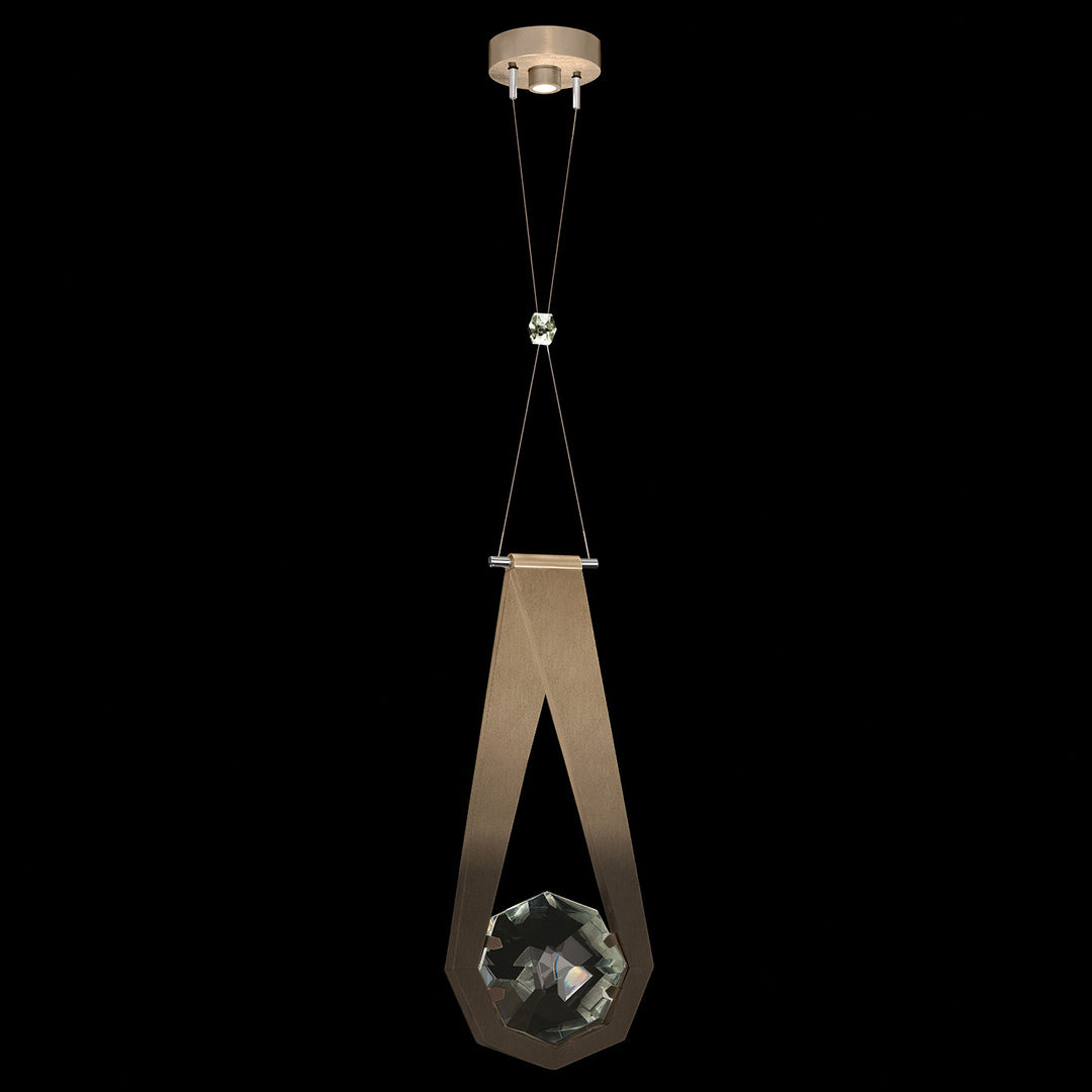 Fine Art Handcrafted Lighting Aria 10.25"W Round Pendant in Soft Ombre Bronze (100002-3)