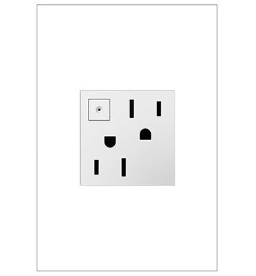 Legrand Energy-Saving On/Off Outlet, 15A Outlets Legrand White  