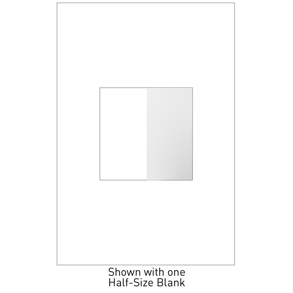 Legrand AABK1W4 adorne Blank, Half-Size - White