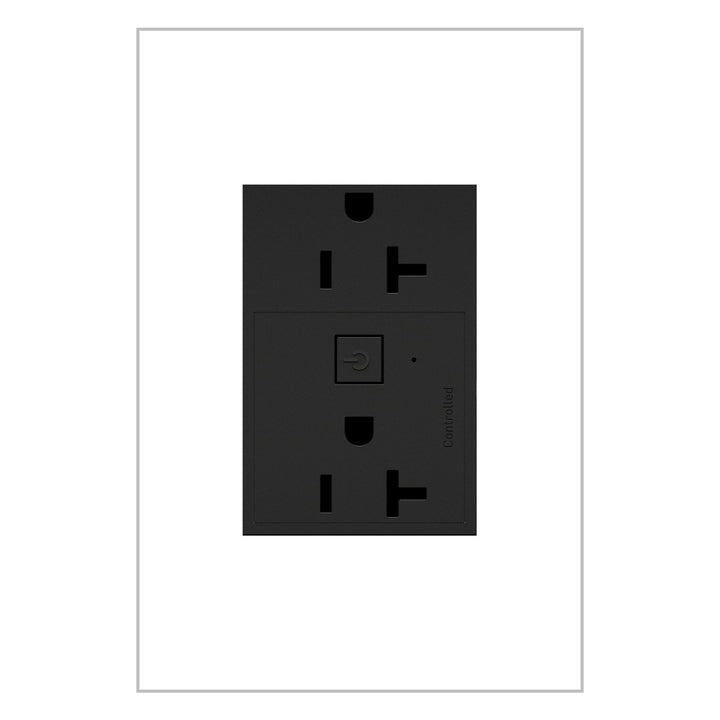 adorne® Smart 20A Outlet with Netatmo, Plus-Size, Receptacles Legrand Graphite  