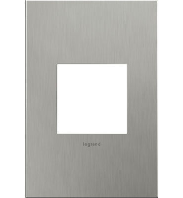 Legrand Brushed Stainless Steel Wall Plate Wall Plates Legrand Brushed Stainless Steel 1 