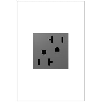 Legrand Tamper-Resistant Outlet, 20A Receptacles Legrand Magnesium  