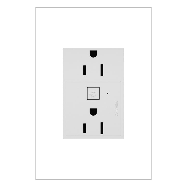 adorne® Smart 15A Outlet with Netatmo, Plus-Size, Receptacles Legrand White  