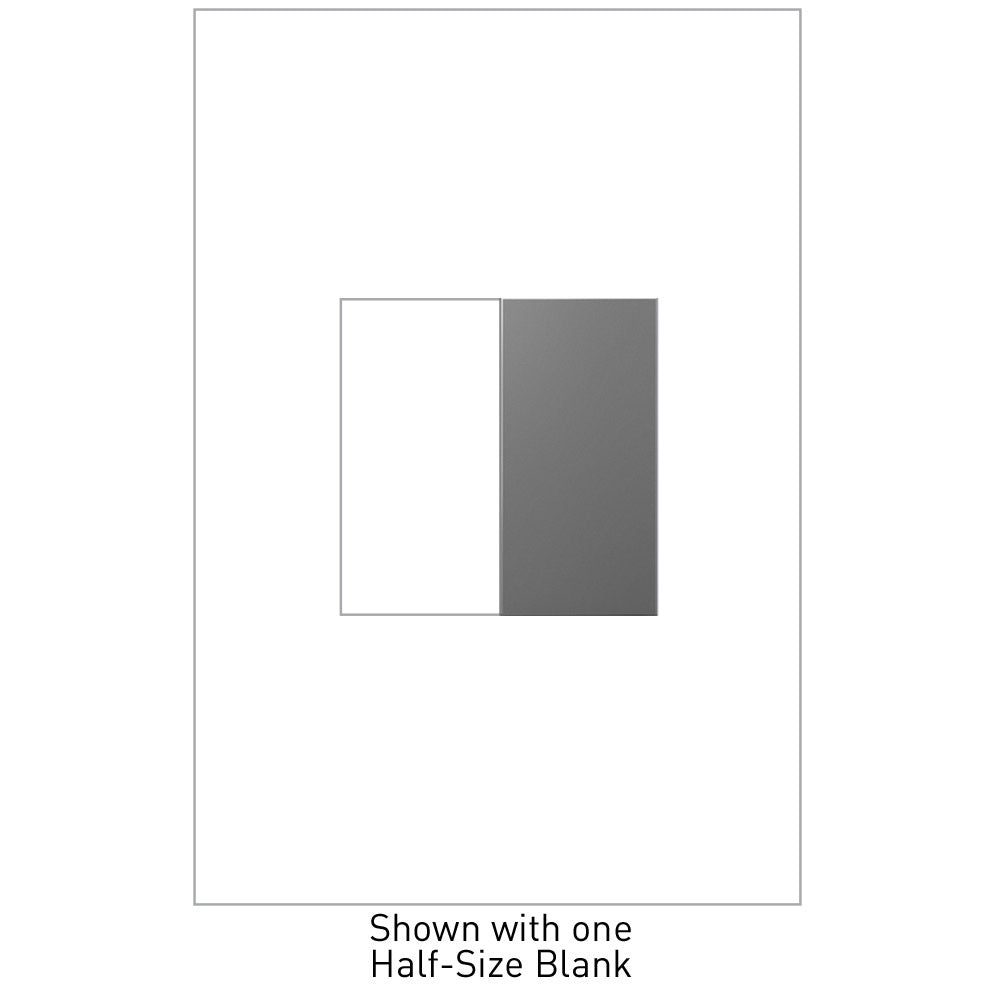 Legrand AABK1M4 adorne Blank, Half-Size - Magnesium