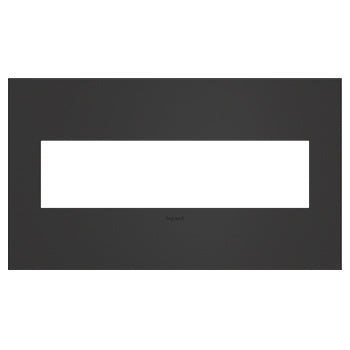 Legrand Satin Black Wall Plate Wall Plates Legrand Satin Black 4 