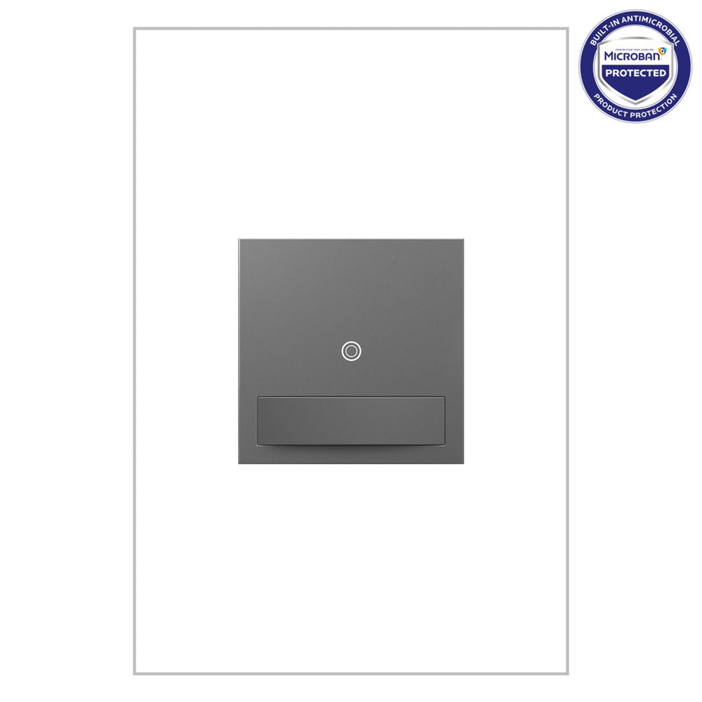 Legrand ASVS12M4 adorne Motion Sensor Switch, Manual On/Auto Off - Magnesium