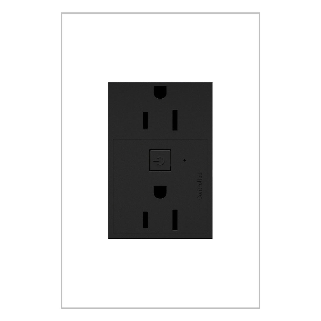 adorne® Smart 15A Outlet with Netatmo, Plus-Size, Receptacles Legrand Graphite  