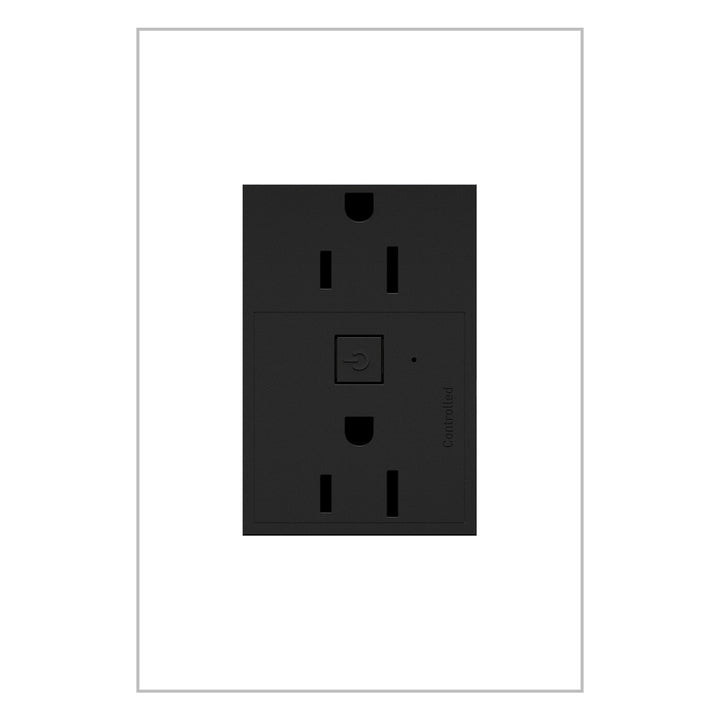 adorne® Smart 15A Outlet with Netatmo, Plus-Size, Receptacles Legrand Graphite  