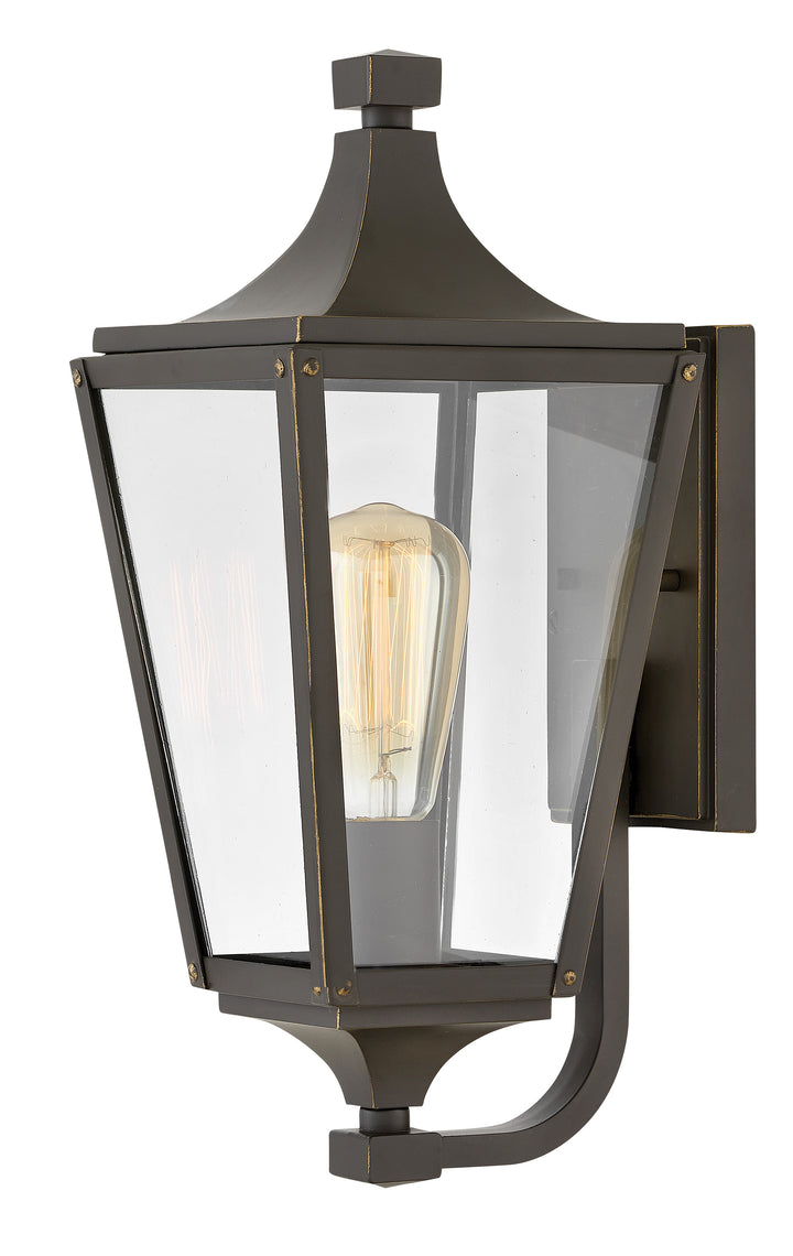 Hinkley Jaymes Outdoor Wall Light Small Wall Mount Lantern Oil Rubbed Bronze 1290OZ